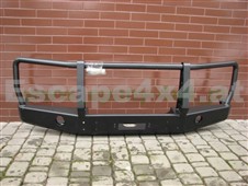 HD-Windenstoßstange für Mitsubishi Pajero II 1991-2002 - mit  Rammschutz